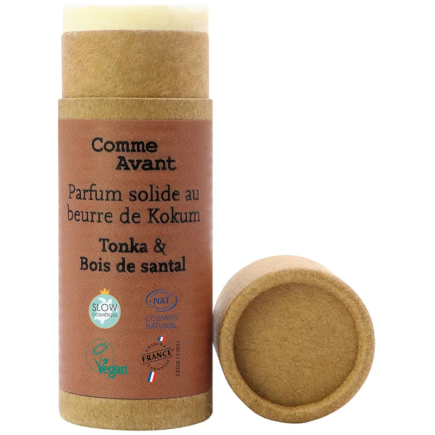 salle d'ô - Parfum solide au beurre de Kokum - Tonka Bois de santal - 20g