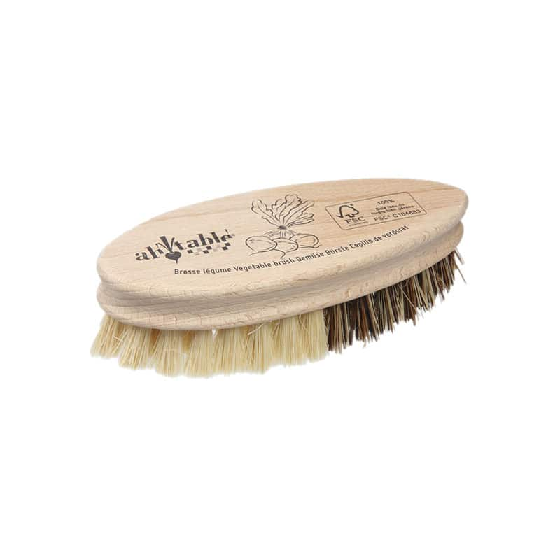 Certified wooden vegetable brush Certified wooden vegetable brush