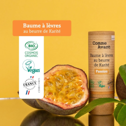 salle d'ô - Baume à lèvres au beurre de Karité - Passion - 15g