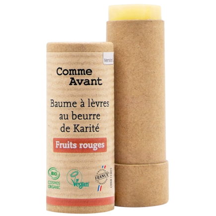 salle d'ô - Baume à lèvres au beurre de Karité - Fruits rouges - 15g