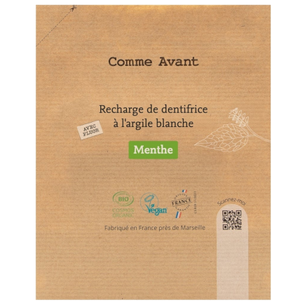 salle d'ô - Recharge dentifrice en pâte - menthe - 180ml