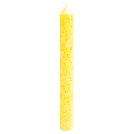 salle d'ô - Bougie stéarine bio - Jaune - 9h