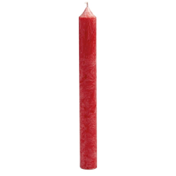 salle d'ô - Bougie stéarine bio - Rouge - 9h
