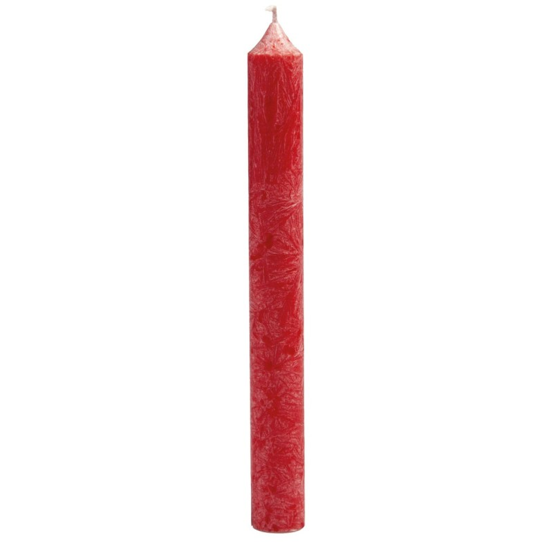 Organic stearin candle - Red - 9h Organic stearin candle - Red - 9h