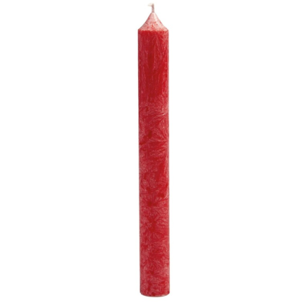 salle d'ô - Bougie stéarine bio - Rouge - 9h