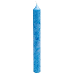 salle d'ô - Bougie stéarine bio - Bleue ciel - 9h