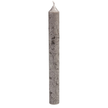 salle d'ô - Bougie stéarine bio - Gris - 9h