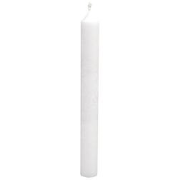 salle d'ô - Bougie stéarine bio - Blanche - 9h