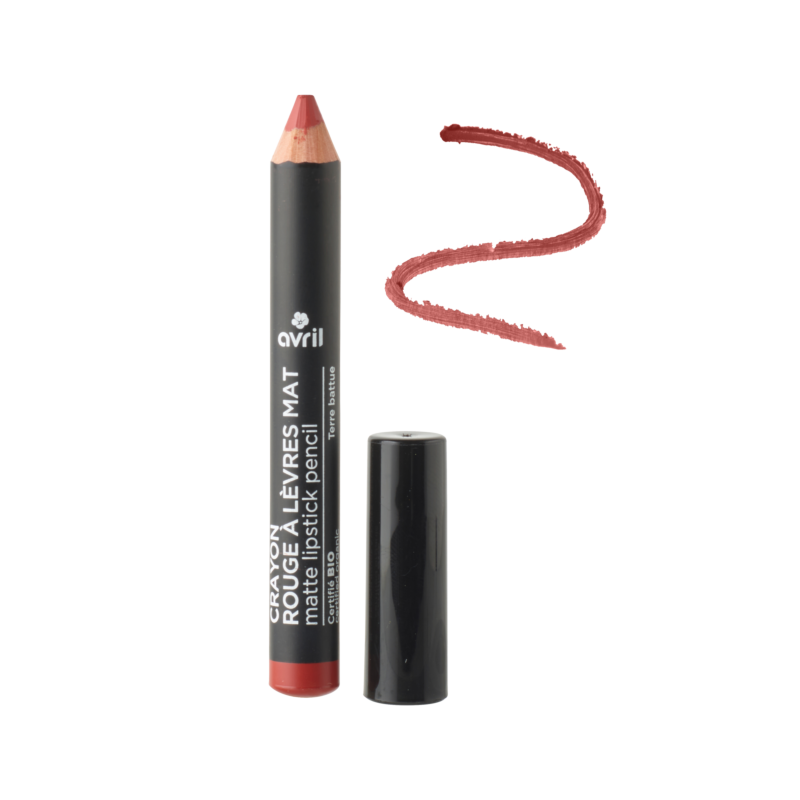 Matte red lip pencil - Clay court