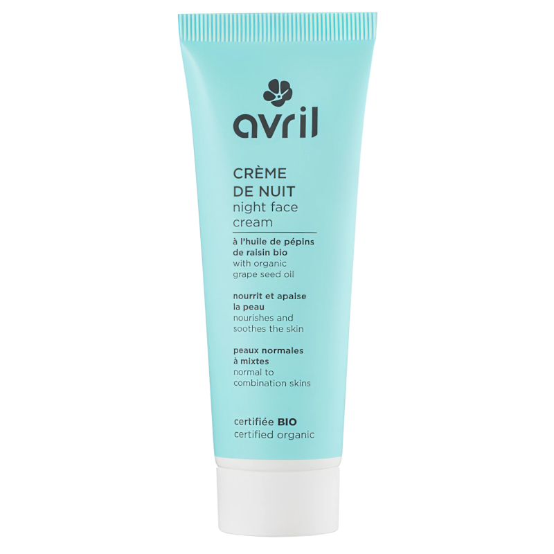 Night Cream for Normal & Combination Skin 50ml - Certified Organic