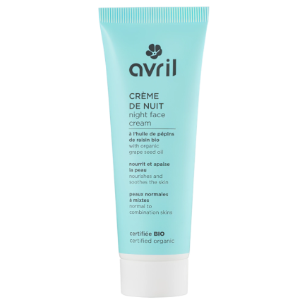 salle d'ô - Crème de nuit Peaux Normales & Mixtes 50ml - Certifié bio