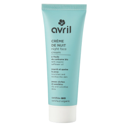 salle d'ô - Crème de nuit peaux sèches et sensibles 50ml certifiée bio