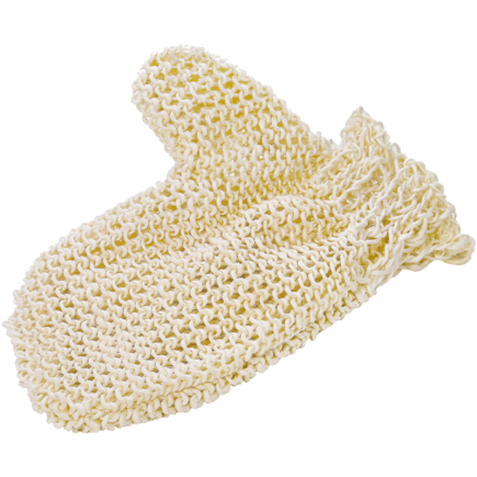 salle d'ô - Gant de massage Sisal tricoté