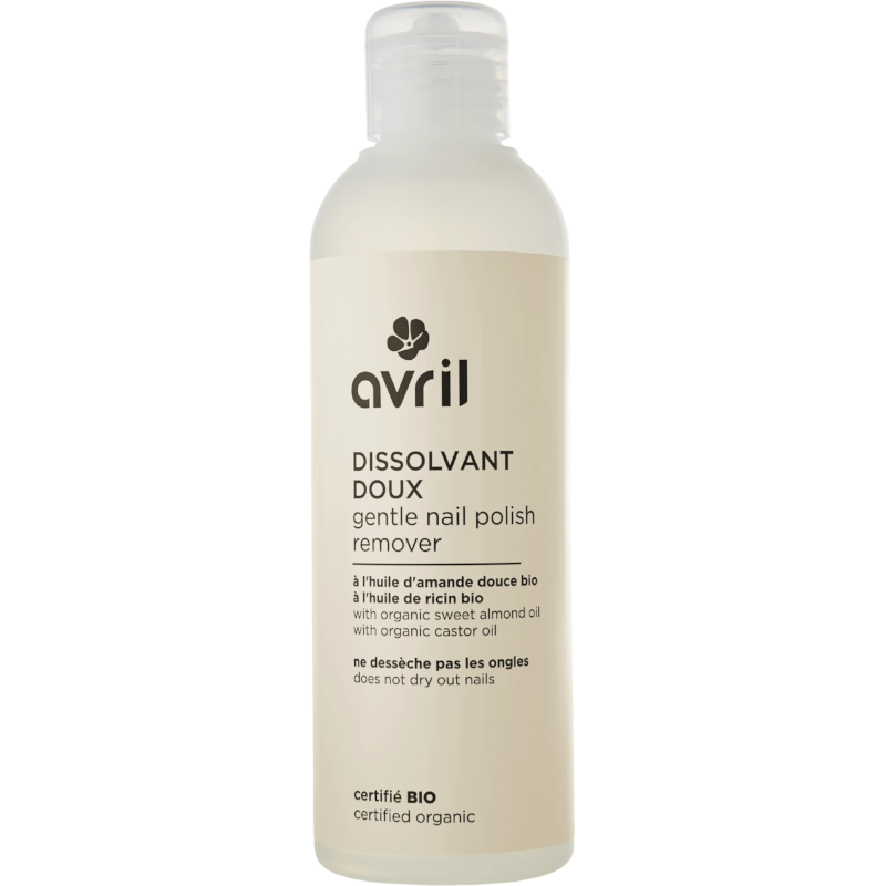 Gentle nail polish remover 200ml - Certified organic