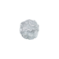 White shower cap, 100% satin polyester