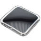8.5cm square mirror - x1 and x15 - Black version