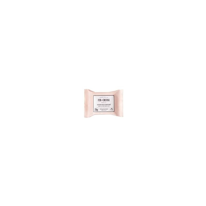 Gentle scented soap - Rose petal - 25g - Horseshoe