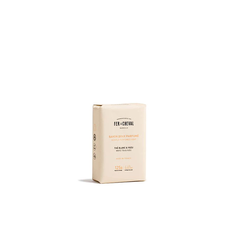 White Tea Yuzu Soap - 125g - Horseshoe White Tea Yuzu Soap - 125g - Horseshoe