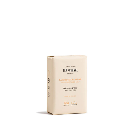 salle d'ô - Savon The blanc Yuzu - 125g - Fer à Cheval