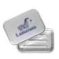 Aluminum soap dish with drainer