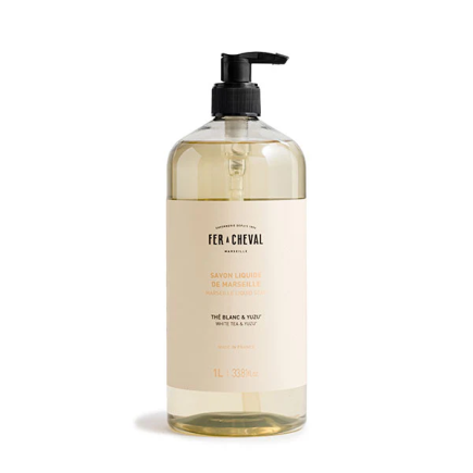 salle d'ô - Savon liquide de Marseille - Thé blanc Yuzu - 1L