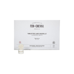 salle d'ô - 40 Tablettes lave-vaisselle - sans parfum - sans plastique - Fer à cheval