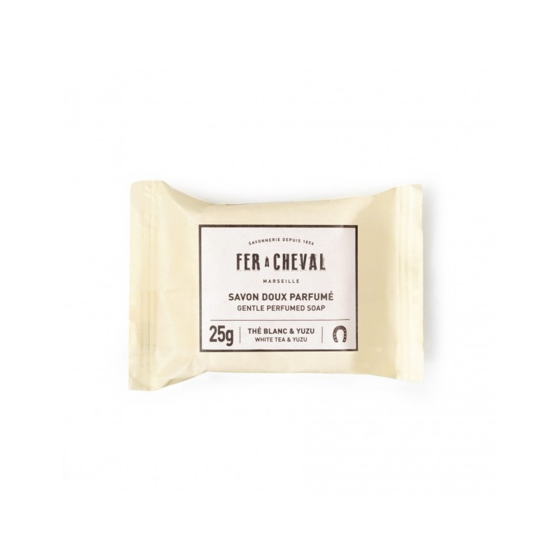 Gentle scented soap - Yuzu white tea - 25g - Horseshoe