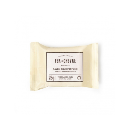 salle d'ô - Savon doux parfumé - Thé blanc Yuzu - 25g - Fer à Cheval