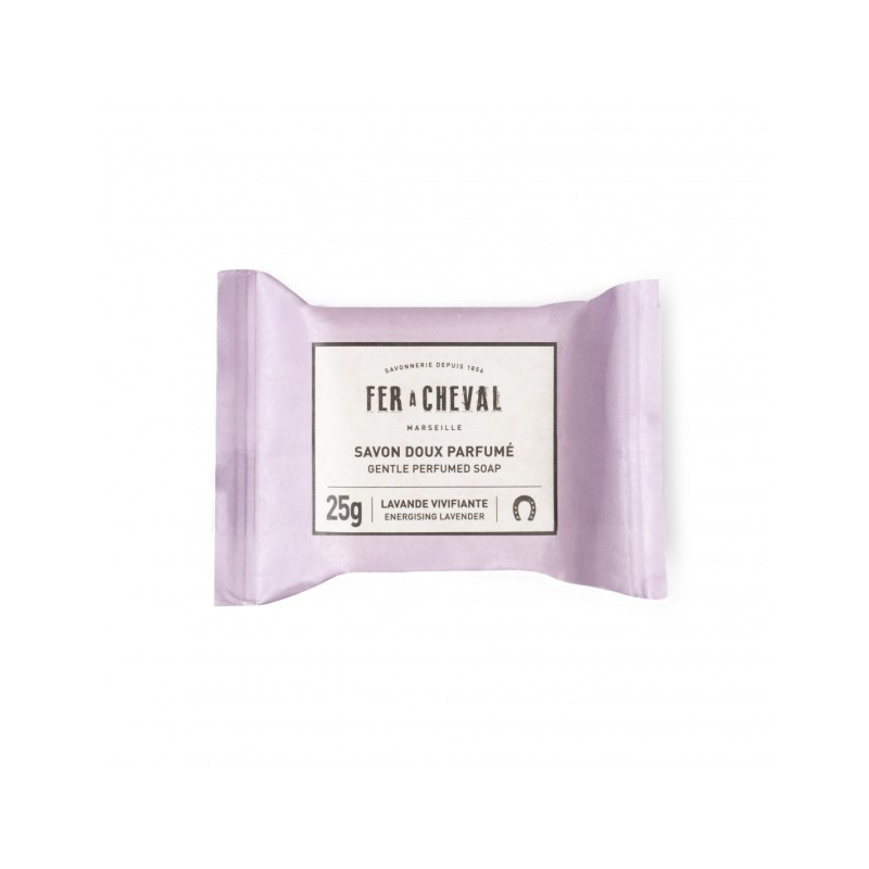Savon doux parfumé - Lavande - 25g - Fer à Cheval Savon doux parfumé - Lavande - 25g - Fer à Cheval