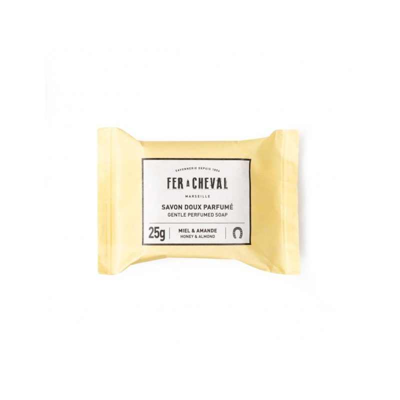 Mild scented soap - Honey Almond - 25g - Horseshoe Mild scented soap - Honey Almond - 25g - Horseshoe
