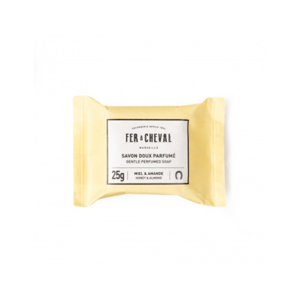 salle d'ô - Savon doux parfumé - Miel Amande - 25g - Fer à Cheval