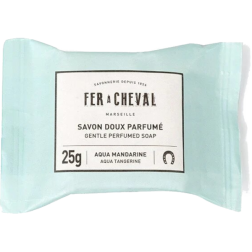 salle d'ô - Savon doux parfumé - Aqua Mandarine - 25g - Fer à Cheval