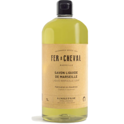 salle d'ô - Savon liquide de marseille 1L - Olive - Fer à cheval
