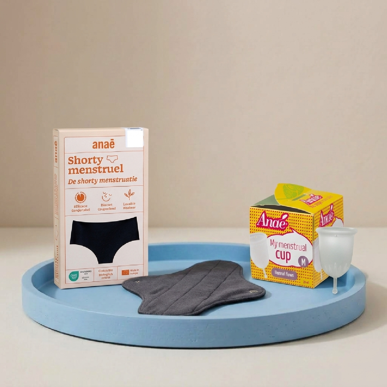 Menstruatieproducten: Shorty, Cup & Inlegdoekjes | Salle d'ô